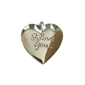 Silver Chunky Custom Charm Necklace