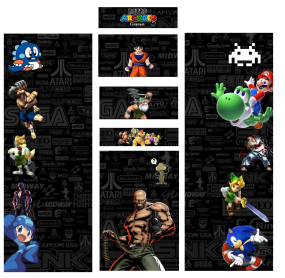 300 Stickers Universels Pour Borne D'arcade, Décoration Personnalisée