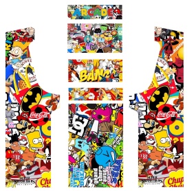 Stickers pour Borne d'Arcade MAME - Édition Spéciale avec Bonus