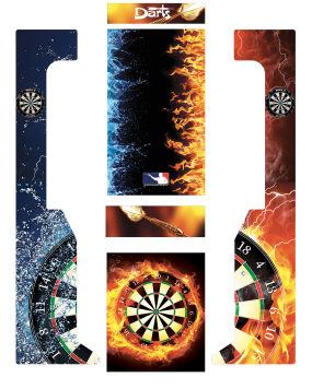 Stickers Dartcab Nirvana - Autocollants Pour Jeu De Fléchettes - Darts - Neuf