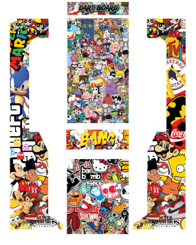 STICKERS DARTCAB DRAGON Ball Z jeu de fléchette EUR 90,00 - FR