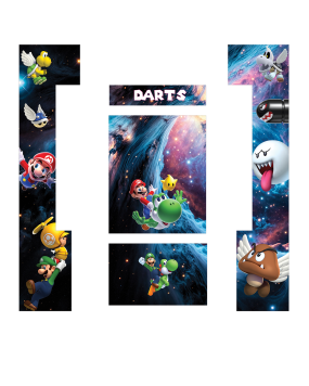Stickers Dartcab Simpsons Pour Jeu De Fléchettes - Décoration Bois Cible